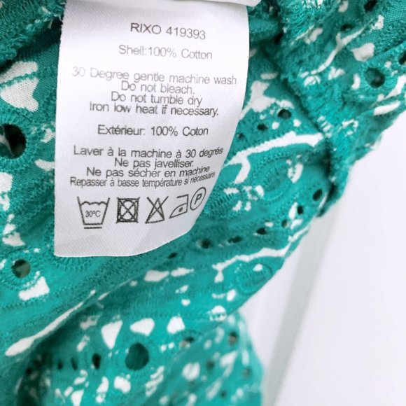 RIXO Sasha Floral Eyelet Mini Dress - Picture 12 of 12